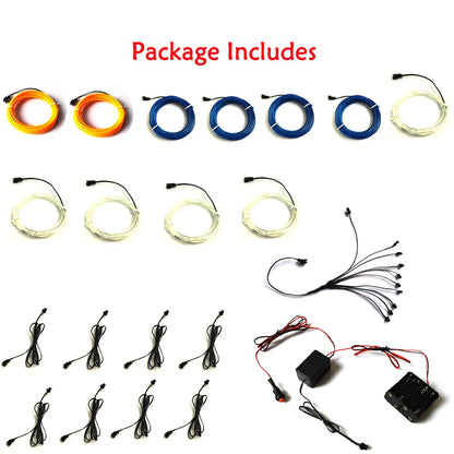 EL Suits New Fashion LED/EL Clothes Luminous Costumes Glow Dance Supplies Light Clothing Men For Holiday DIY Decoration Hot Sale