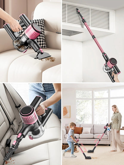 New Cordless Deep Cleaning Vacuum Cleaner Wireless Stick Vacuum for Dryer Vent for Home Hotels Cars Garage Application Battery