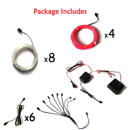 EL Suits New Fashion LED/EL Clothes Luminous Costumes Glow Dance Supplies Light Clothing Men For Holiday DIY Decoration Hot Sale