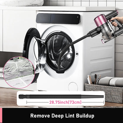 New Cordless Deep Cleaning Vacuum Cleaner Wireless Stick Vacuum for Dryer Vent for Home Hotels Cars Garage Application Battery