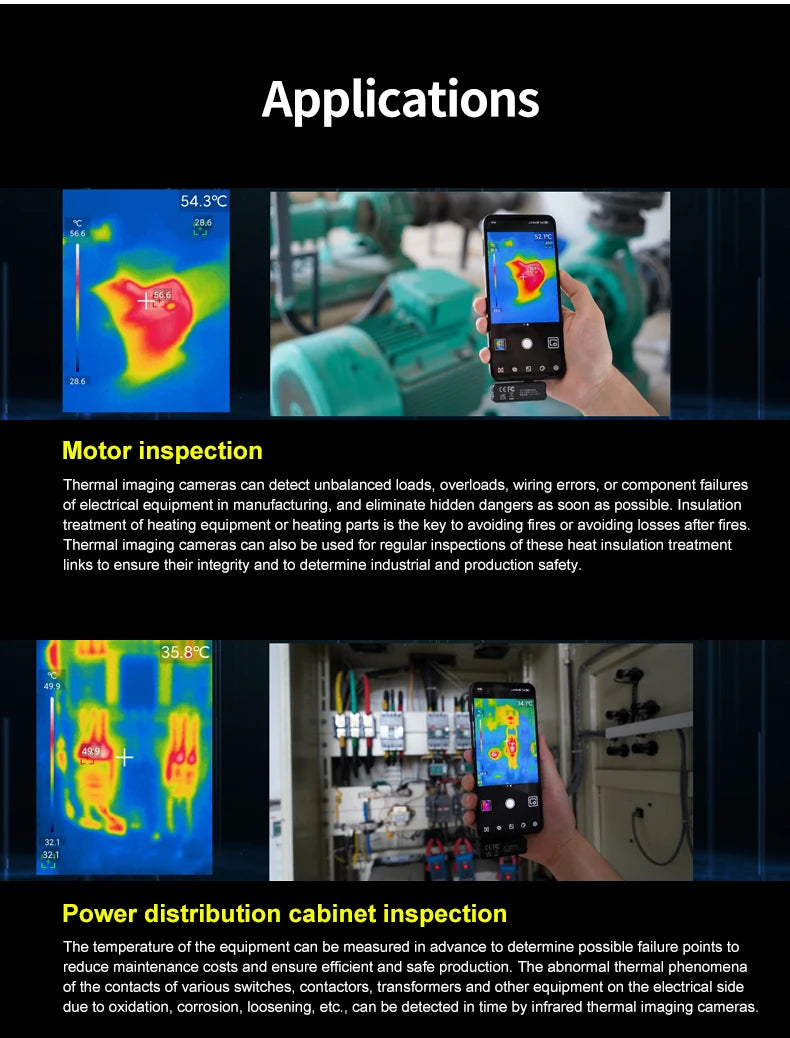 UNI-T UTi120 Мобильный UTI120MS USB Инфракрасный Тепловизор Мобильные Телефоны Термографическая Камера Имиджер Камера ДляРемонта