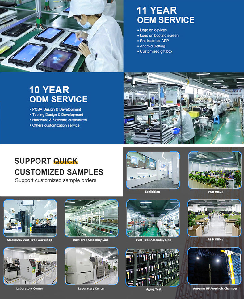 Rugged PDA Android 13 OS 5.5-Inch 6G RAM 64G ROM 2D Barcode Scanner 4G-LTE Wifi Hot Swap IP66 Handheld Data Collector