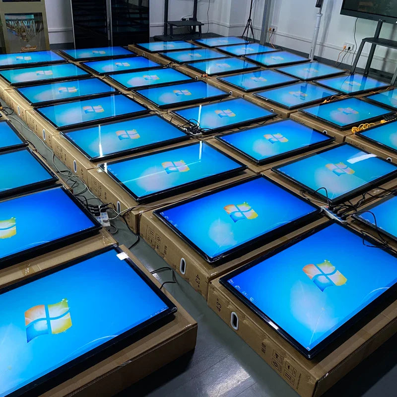 All One IP65 Wall-Mounted PC Embedded Capacitive Touch Screen Panel Small Size Android OS I7/i3/RK3568 CPU 15.6\" Monitors