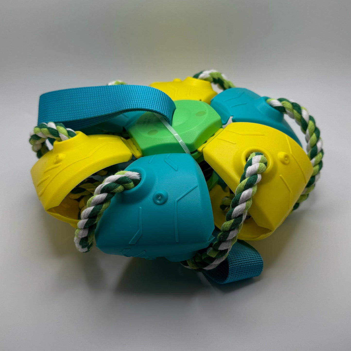 Dog Toy Ball with Grab Tabs – 2-in-1 Frisbee for Play