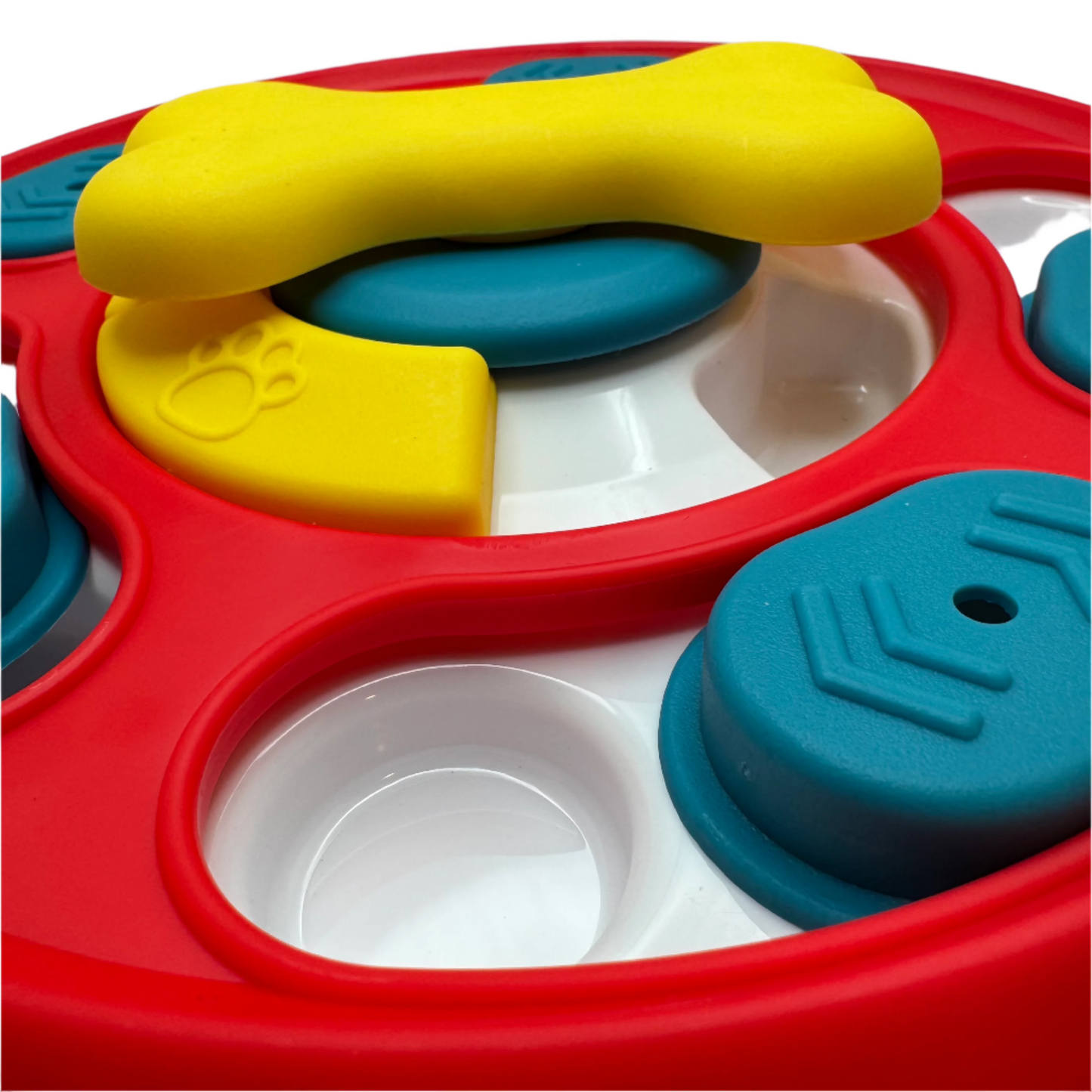 Round Interactive Puzzle Feeder for Dogs