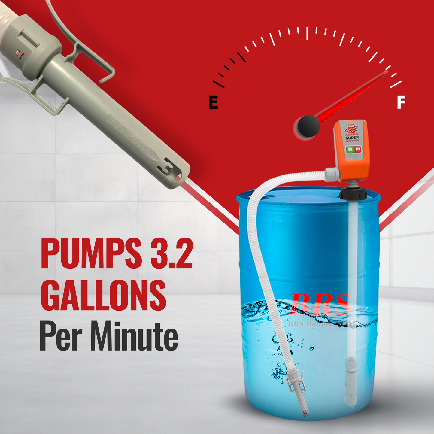 45 Gallon Drum Barrel Pump - Pumpmatic Super Drum Pump