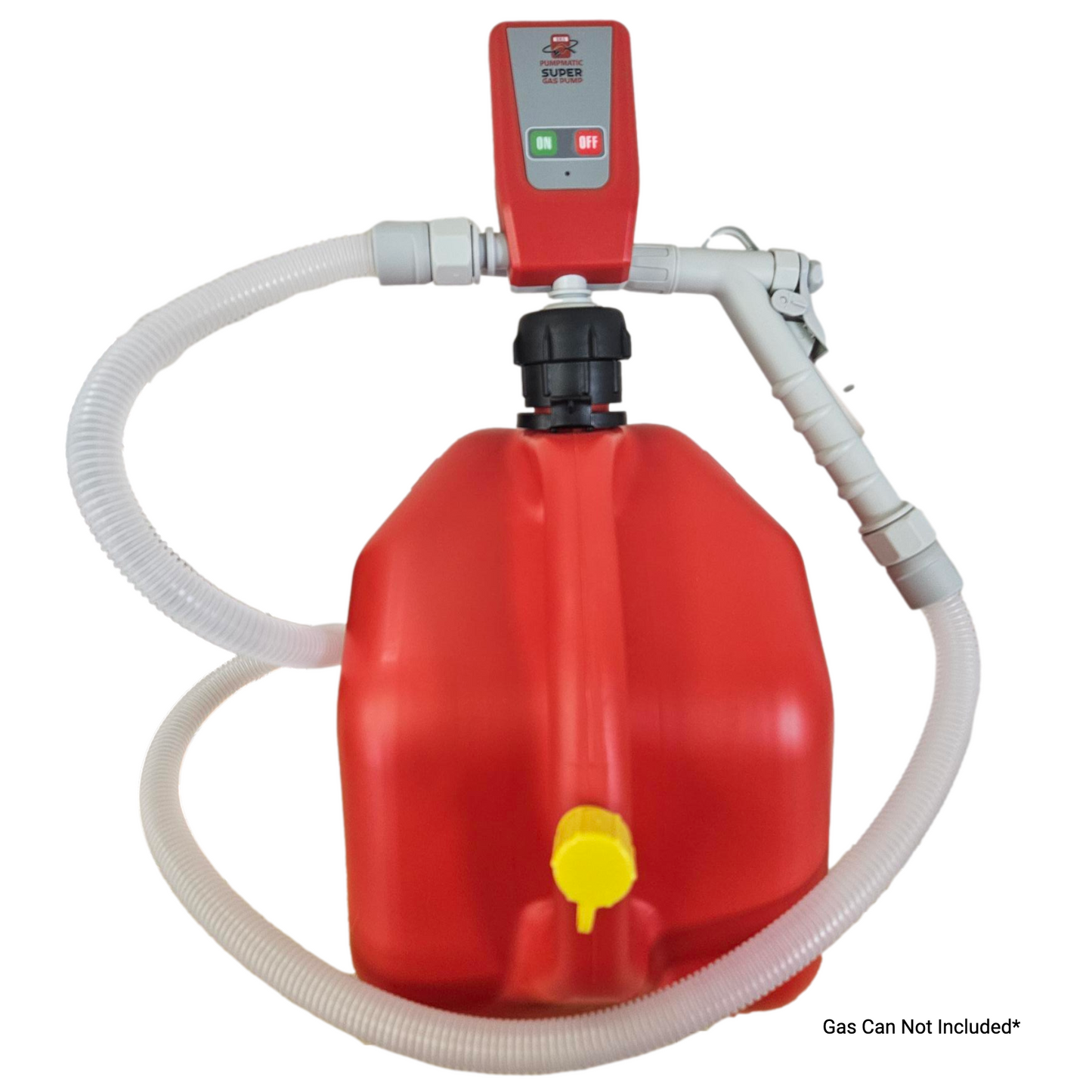 *New* PumpMatic Super Gas Pump w/ 4.25 Ft Hose & Flow Control Nozzle