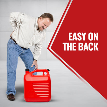 *New* PumpMatic Super Gas Pump w/ 4.25 Ft Hose & Flow Control Nozzle