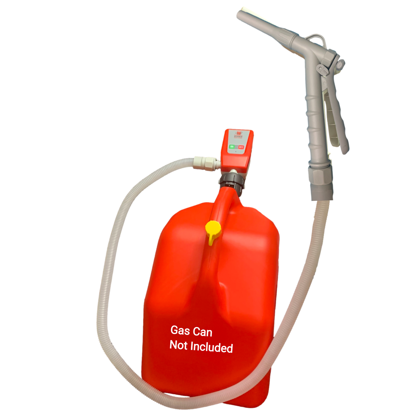 *New* PumpMatic Super Gas Pump w/ 4.25 Ft Hose & Flow Control Nozzle