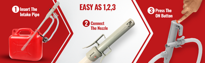 PumpMatic Stick Pump w/ Auto-Stop Sensor & 4.25 Ft Hose