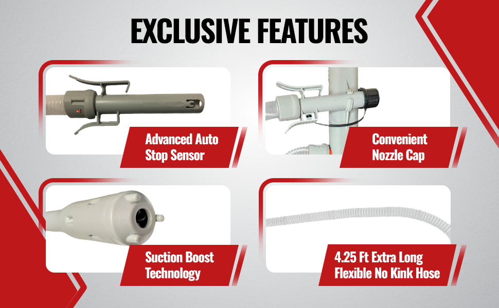 PumpMatic Stick Pump w/ Auto-Stop Sensor & 4.25 Ft Hose