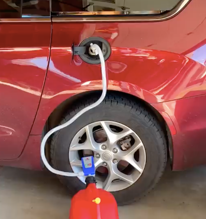 Gas Can PumpMatic Super Gas Pump + Jerry Can Combo Kit - Transfer Gas, Diesel, Kerosene, etc. + 3 Power Sources w/ 4.25ft Hose