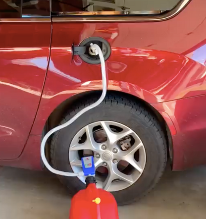 Gas Can PumpMatic Super Gas Pump + Jerry Can Combo Kit - Transfer Gas, Diesel, Kerosene, etc. + 3 Power Sources w/ 4.25ft Hose
