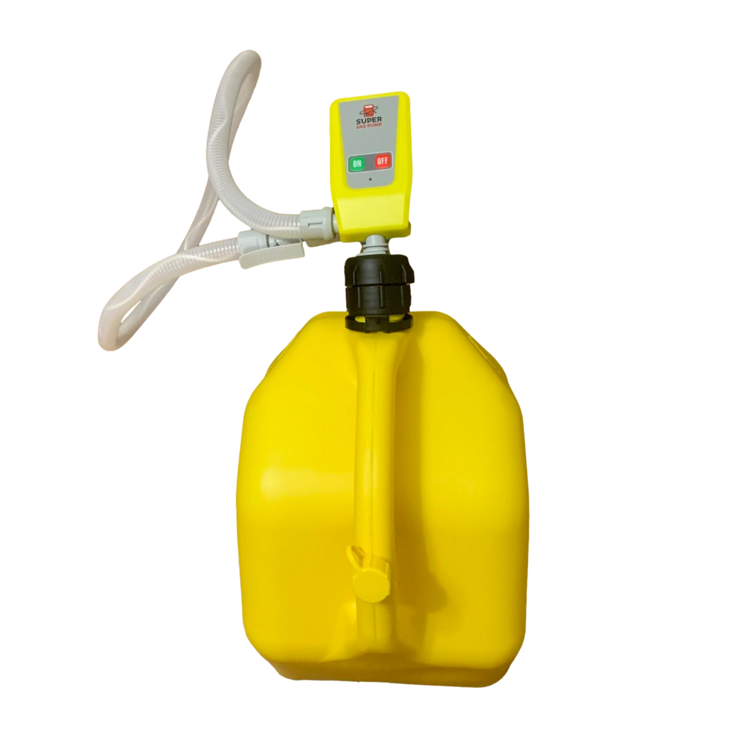 Diesel PumpMatic Super Gas Pump + Diesel Fuel Can Combo Kit Fuel Transfer Pump for Diesel, etc. 3 Power Sources w/ 4.25ft Hose