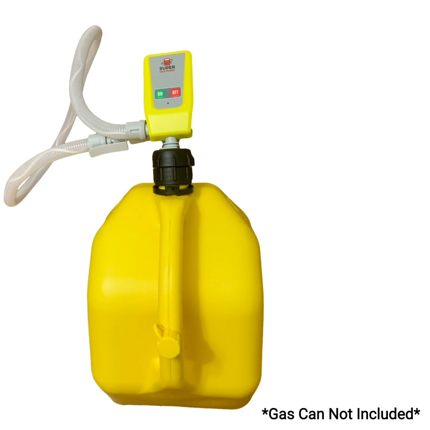 Diesel PumpMatic Super Gas Pump Fuel Transfer Pump + 3 Power Sources w/ 4.25ft Hose Siphon