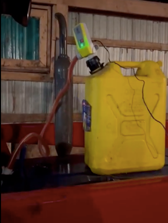 Diesel PumpMatic Super Gas Pump Fuel Transfer Pump + 3 Power Sources w/ 4.25ft Hose Siphon