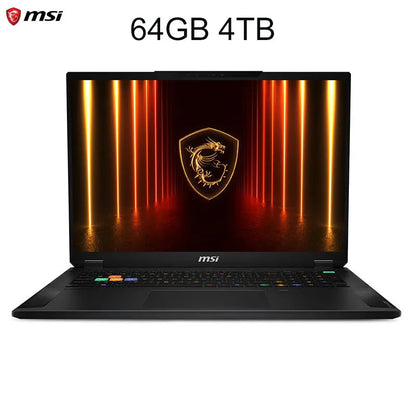 2025 MSI Raider A18 HX Gaming Laptop 18 Inch Mini LED 4K 120Hz UHD+ Screen Netbook AMD R9-9955HX3D 64GB 2TB RTX5080 Notebook PC
