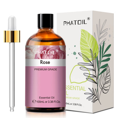 Huile essentielle d'eucalyptus PHATOIL 100 ml pour la peau, lavande, vanille, jasmin, citron, bergamote, huile aromatique pour la fabrication de bougies d'aromathérapie