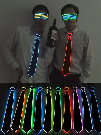 Newest LED Luminous Bow Tie For Man Christmas Wedding Light Bow Tie Festival Party Supplies Fluorescent Party Props