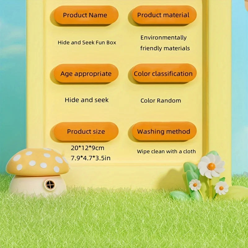 Montessori Pop up Animal Toys and Learning Boxes - Enhance Logic and Motor Skills, Suitable for Children's Birthday Gifts