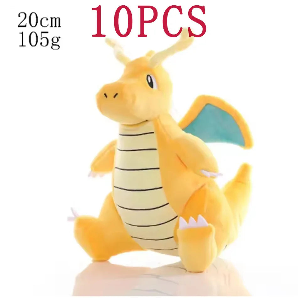 2025@@@@10PCS 20cm Pokemon Stuffed Plush Toys Kawaii Pikachu  Anime Doll Kids Birthday Kawaii Cute Soft Children Stuffed Plush