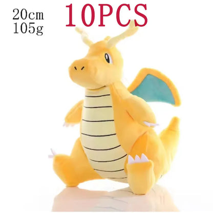 2025@@@@10PCS 20cm Pokemon Stuffed Plush Toys Kawaii Pikachu  Anime Doll Kids Birthday Kawaii Cute Soft Children Stuffed Plush