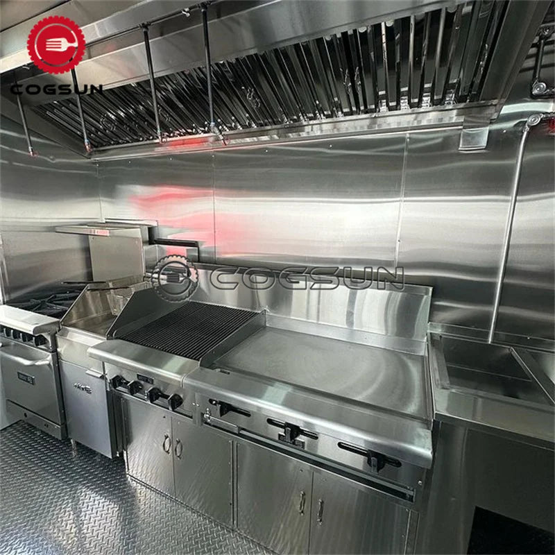 Customized Commercial Food Trucks Concession Food Trailers Street Mobile Food Trucks Fast Food Trailers For Sale USA Europe