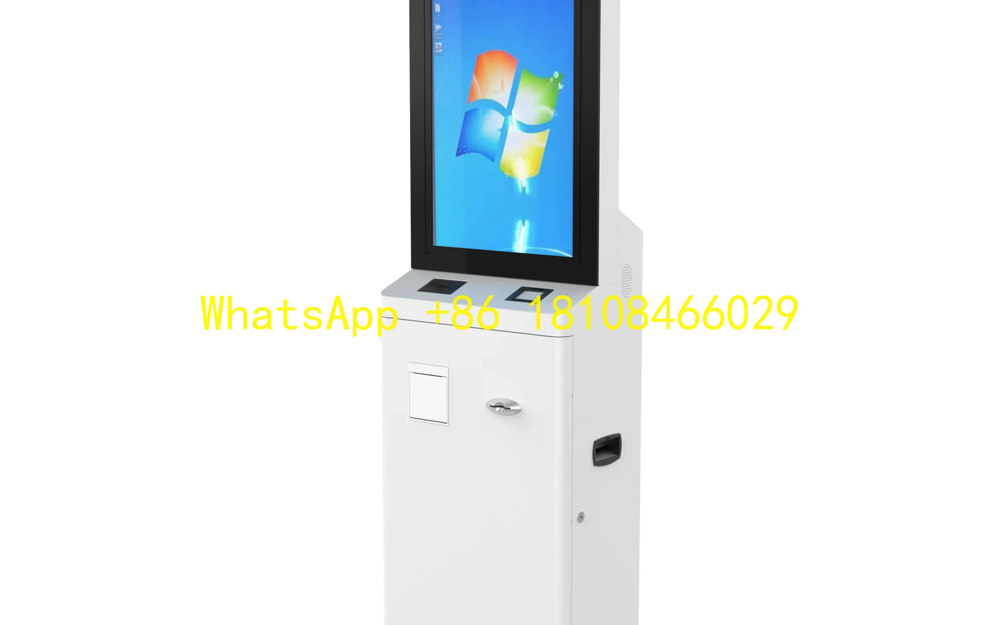 Kiosque de paiement de machine d'auto-service de terminal Chèque personnalisé dans le self-service interactif de gestion des visiteurs par contact de kiosque