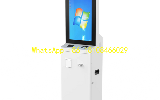 Kiosque de paiement de machine d'auto-service de terminal Chèque personnalisé dans le self-service interactif de gestion des visiteurs par contact de kiosque