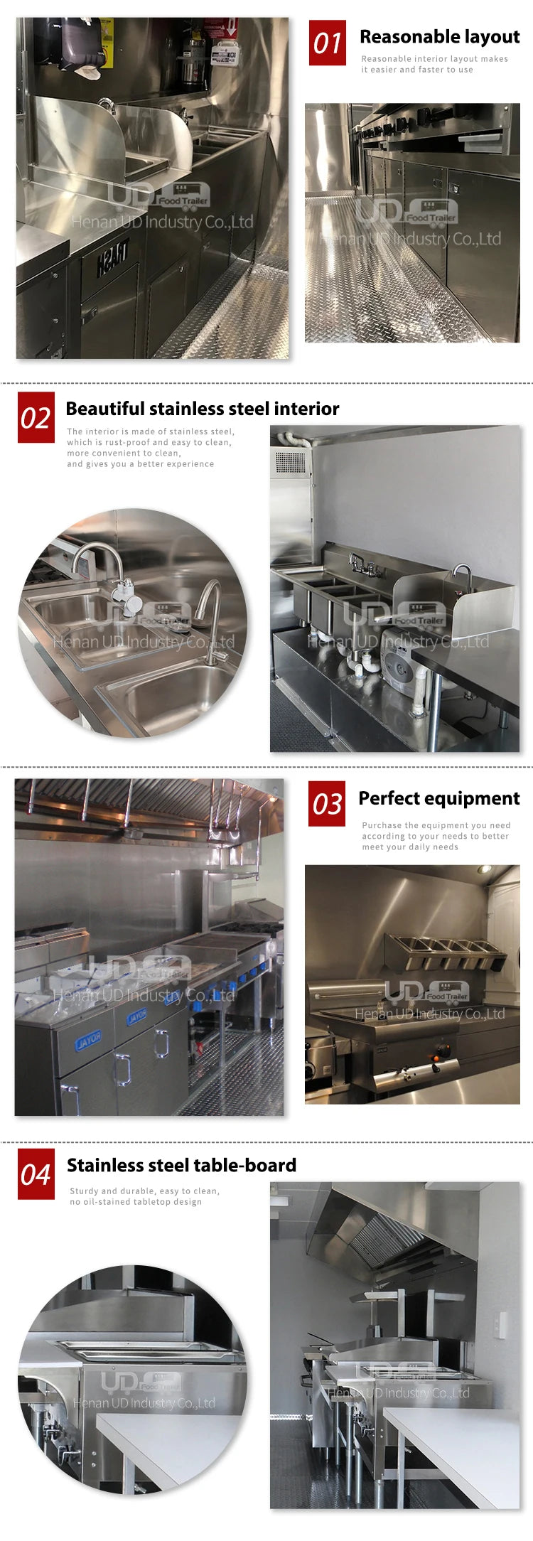 Urdream New Arrival Wholesale Price Food Trucks USA Australia Standard Concession Food Trailer Taco Hamburger Fast Food Truck