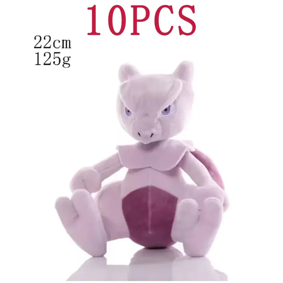 2025@@@@10PCS 20cm Pokemon Stuffed Plush Toys Kawaii Pikachu  Anime Doll Kids Birthday Kawaii Cute Soft Children Stuffed Plush