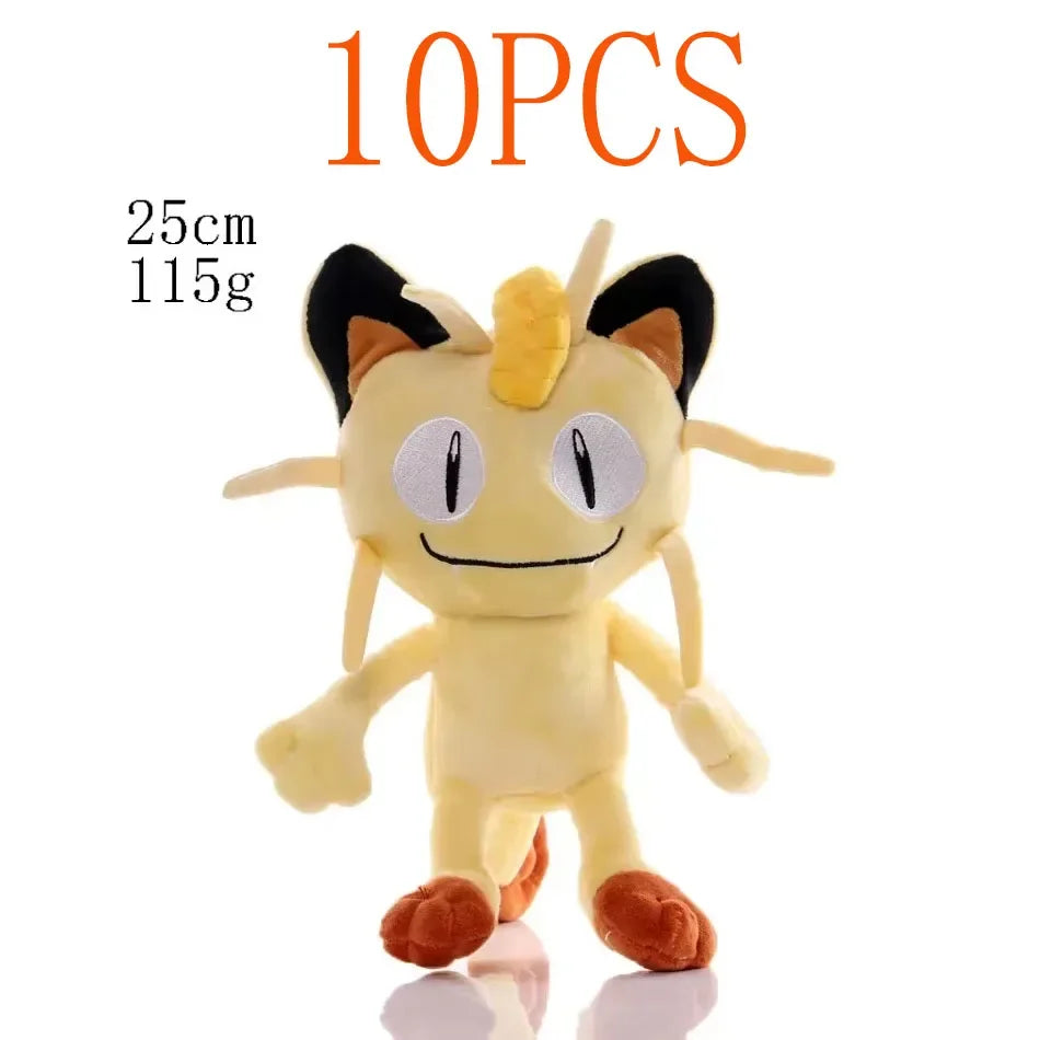 2025@@@@10PCS 20cm Pokemon Stuffed Plush Toys Kawaii Pikachu  Anime Doll Kids Birthday Kawaii Cute Soft Children Stuffed Plush