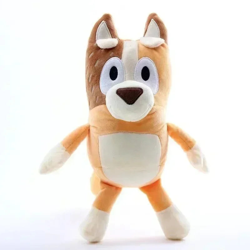 Peluches familiales  17/28 cm – Chiens de dessin animé, peluches douces, idéales pour les anniversaires et les cadeaux de Noël
