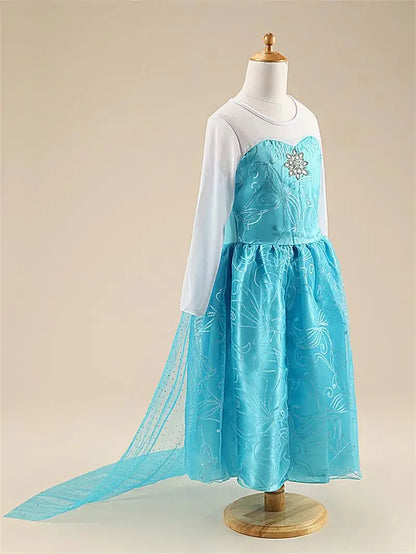 Robe de princesse pour filles, costume de Cosplay pour enfants, vêtements d'Halloween, de carnaval, d'anniversaire, costume de princesses pour enfants