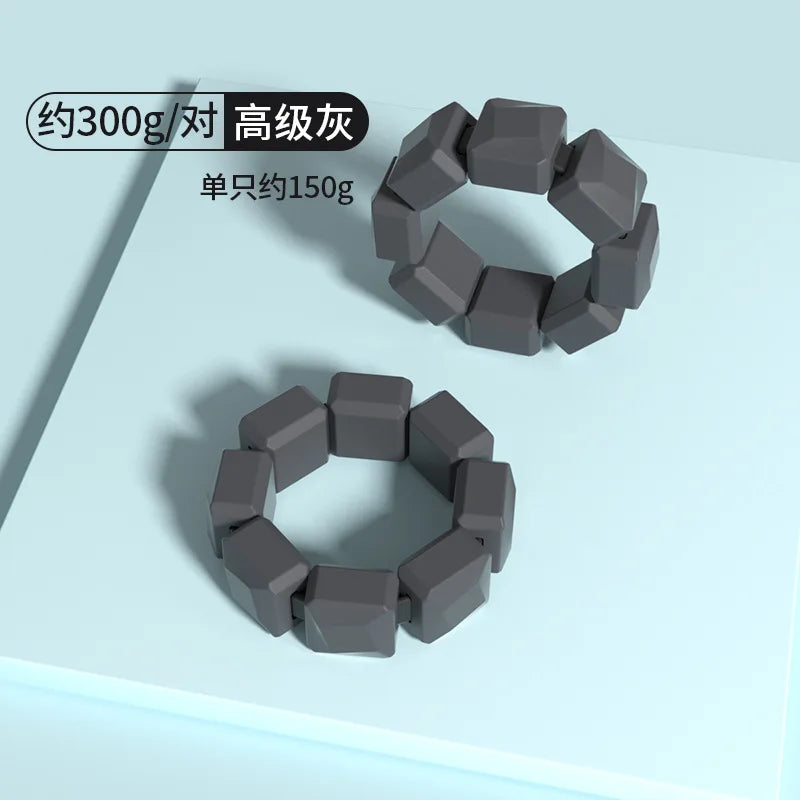 1/2/4 LB poignet poids Yoga Fitness exercice Triangle Silicone réglable cheville poignet protecteur poids bracelet Jogging bracelet