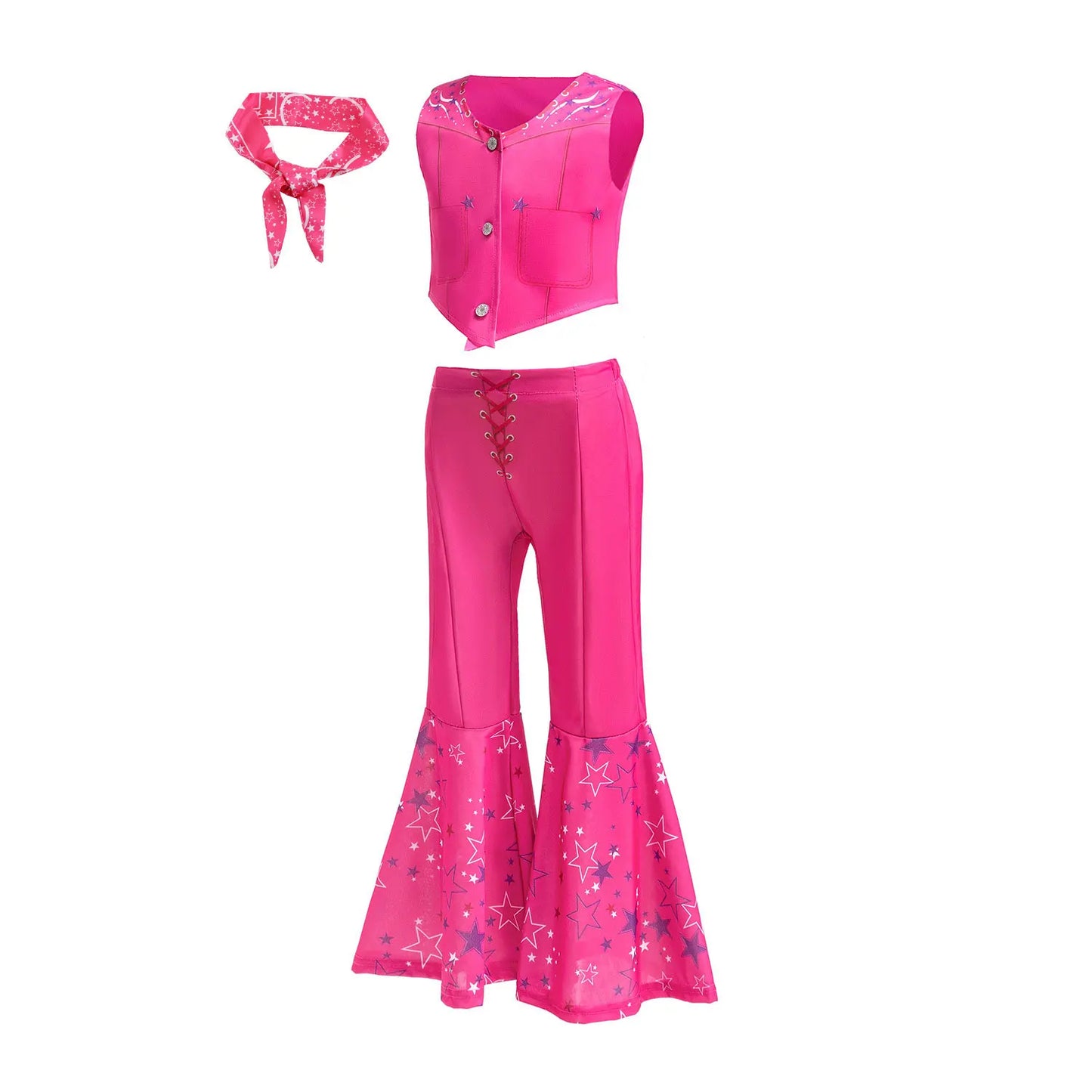 Tenue de cow-girl Barbie pour fille de 2 à 12 ans, tenue de cosplay Barbie pour Halloween