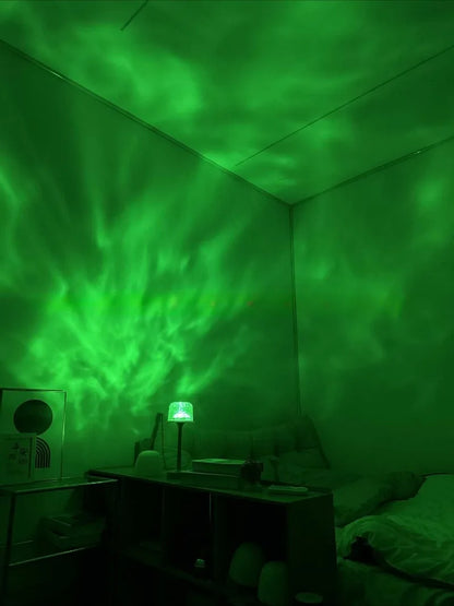 LED High Footed Water Ripple Atmosphere Desk Lamp Romantic Couple Gift Indoor Bedroom Projection Night Light