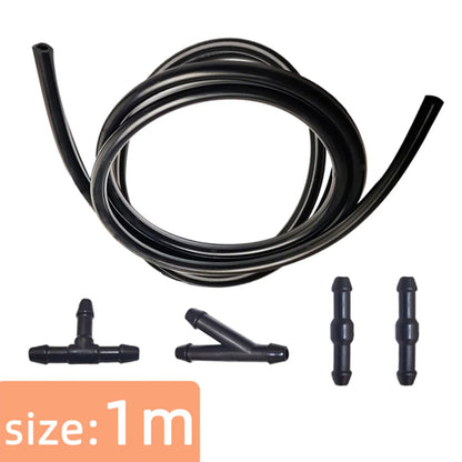 1/2/3/4M Washer Nozzle Hose Windshield Wiper With Connector Kit T Y Straight Pipe Windshield Spray Hose Fluid Pipe