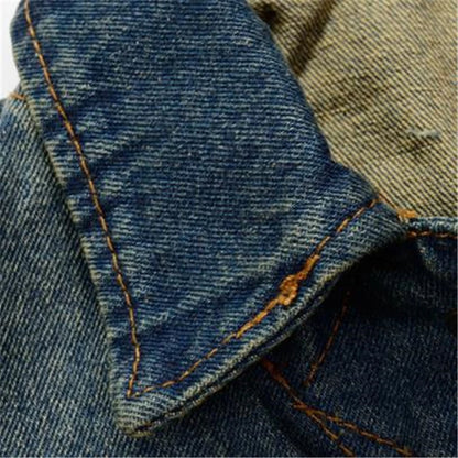 Hot Sale Jeans Vests Denim Vest Fleece Vest Mens Gilet Tactical Vests Hot Sale Gilet Biker Homme Sleeveless Jacket Male Tank