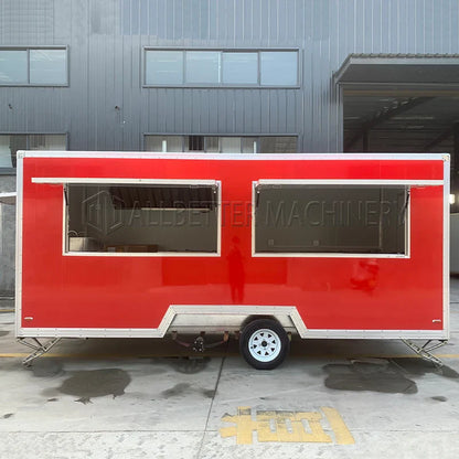 Allbetter Mobile Food Coffee Cart Ice Cream Trailer DOT Concession Trailer Restaurant Food Truck with Full Kitchen for Sale