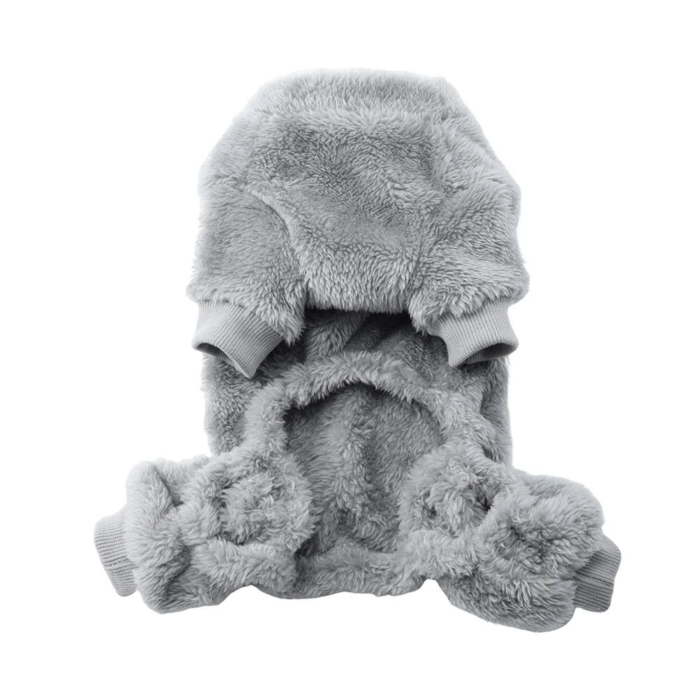 Vêtements en polaire doux pour chien, combinaison chaude pour l'automne et l'hiver, pour petit chien, pull pour chiot, manteau, salopette pour chihuahua