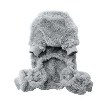 Vêtements en polaire doux pour chien, combinaison chaude pour l'automne et l'hiver, pour petit chien, pull pour chiot, manteau, salopette pour chihuahua