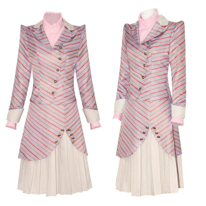 Movie Evil Elphaba Thropp Role Playing Costume Witch Dress Hat Uniform Western Halloween Party Evil Witch Costume