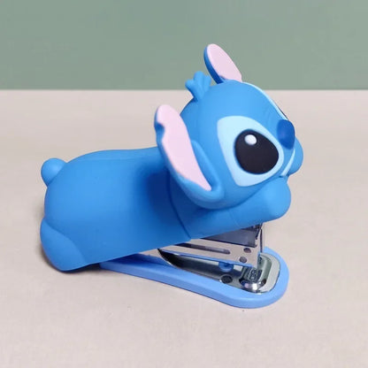 Agrafeuse en silicone - Figurine - Dissolvant d'ongles de bureau - Agrafeuse pour enfants - Fournitures de bureau - Reliure - Fournitures scolaires