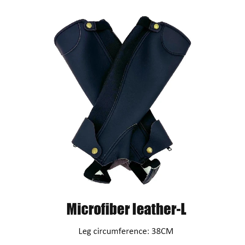 Equestrian Legging Horse Riding Equipment Pirate Knight Equestrian Boot Cover Faux Leather Gaiter Medieval Renaissance Steampunk