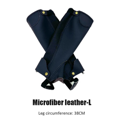 Equestrian Legging Horse Riding Equipment Pirate Knight Equestrian Boot Cover Faux Leather Gaiter Medieval Renaissance Steampunk