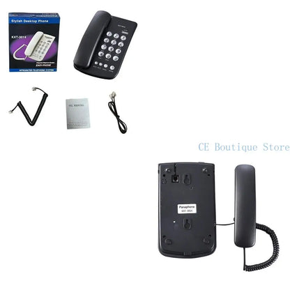 Téléphones fixes 652F Téléphone fixe pour bureau, maison, salle de bain, téléphone d'urgence