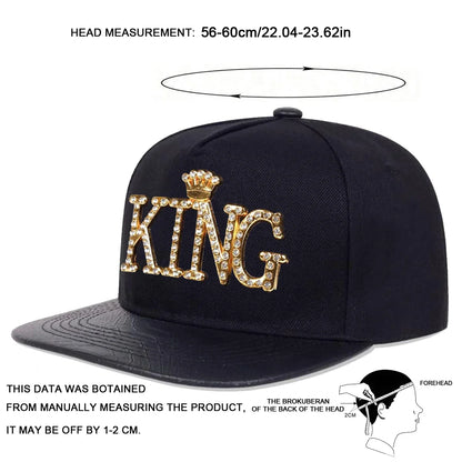 Unisex KING Letter Label Hip-hop Hats Spring Autumn Outdoor Adjustable Casual Baseball Caps Trucker Caps Sunscreen Hat