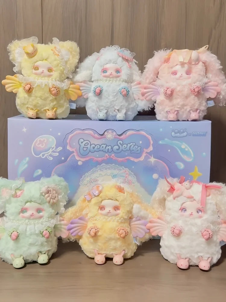 Original Blind Box Loloan Ocean Series Mystery Box Cute Backpack Pendant Room Decor Toy Birthday/Christmas Surprise Gift