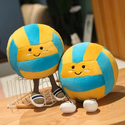Peluche Jellycat, nouvelle poupée de volley-ball, jouet fait main, poupée de dessin animé mignon, coussin, cadeau d'anniversaire pour enfant